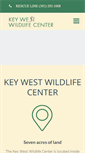 Mobile Screenshot of keywestwildlifecenter.org
